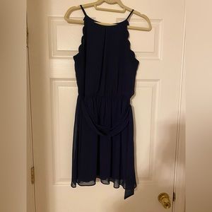 Lightweight dressy navy dress